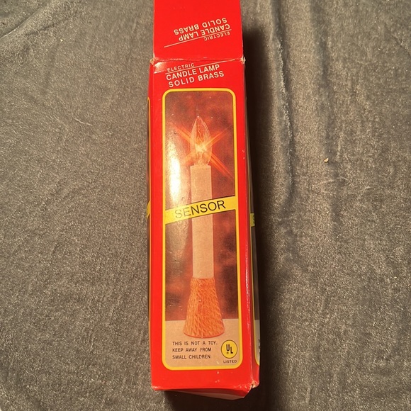 VTG Electric Candle Lamp Solid Brass - Picture 6 of 6